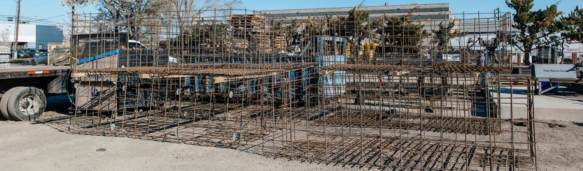 rebar structures for reinforcing a custom concrete project